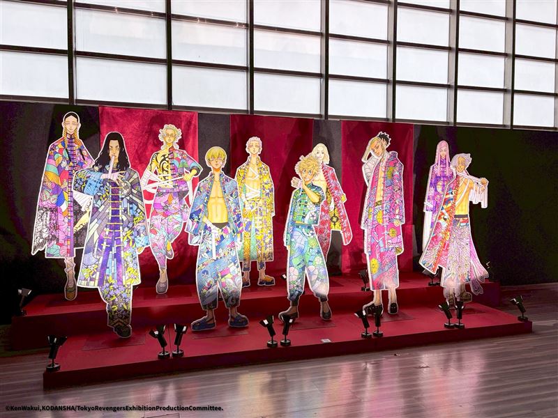 《東京卍復仇者》展覽《TOKYO卍REVENGERS EXHIBITION 東京卍復仇者展 最後的世界線》台北場。（圖／主辦單位提供）