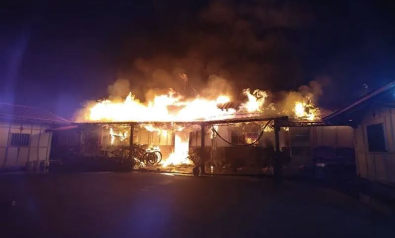 呂男不滿被前女友提分手，竟無視保護令前往縱火。（圖／翻攝畫面）