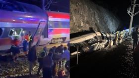西班牙火車相撞，已釀21死、逾百人受傷。（圖／取自X @shaneintheworld）