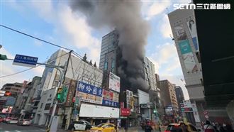 新／桃園NOVA旁大樓火警　黑煙竄天灌救中