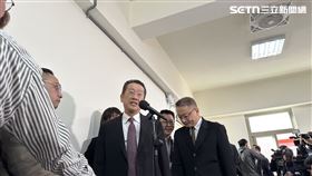 顧立雄受訪。（圖／記者詹宜庭攝影）