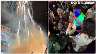 廟會看熱鬧「異物天降」滿臉血畫面曝光