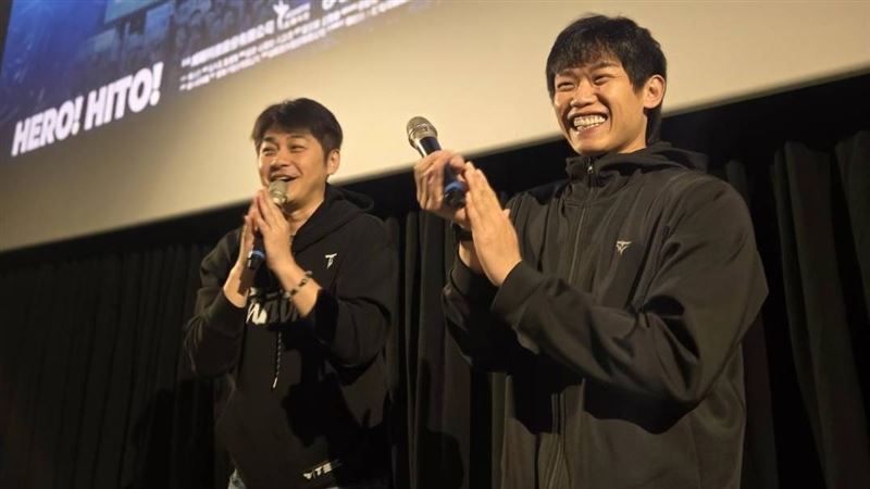 陳冠宇出席紀錄片《冠軍之路》映後活動。（圖／牽猴子提供）