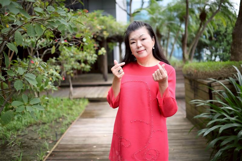 資深女星呂俍慧瘦一大圈。（圖／記者鄭孟晃攝影）