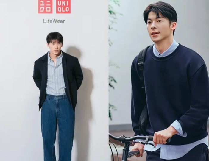 許光漢同款「特級抗皺舒適合身襯衫、寬版直筒牛仔褲」最多現省700元。（圖／UNIQLO uniqlo.com）