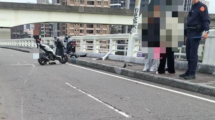 三重重新橋日前發生一起死亡車禍。（圖／翻攝畫面）