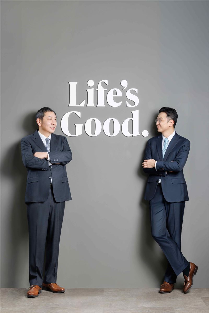 台灣樂金說，董事長金建一與總經理羅時景將攜手深化智慧生活布局，實踐 LG「Life&rsquo;s Good」品牌承諾。（圖／品牌業者提供）