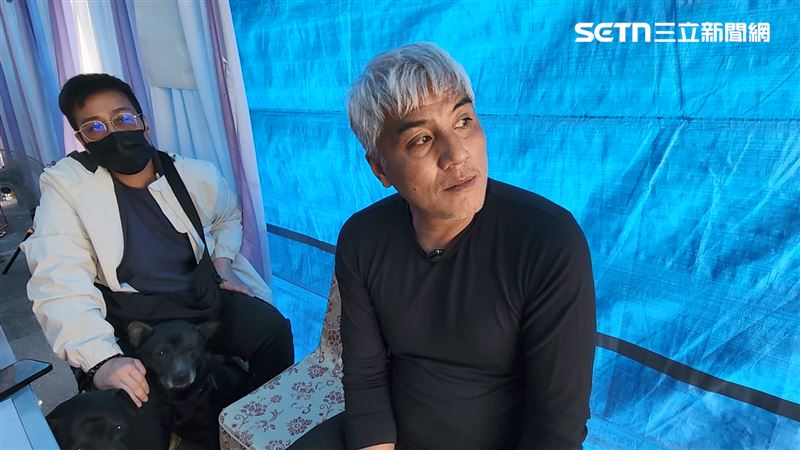 張婦兒子莊先生指控大平村村長及花蓮縣府，事發後不聞不問，一家人苦等3個多月，縣府直到1週前，才派來1台怪手。（圖／翻攝畫面）