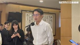 被控把國防機密會議帶走，黃國昌出面回應。（圖／記者詹宜庭攝影）