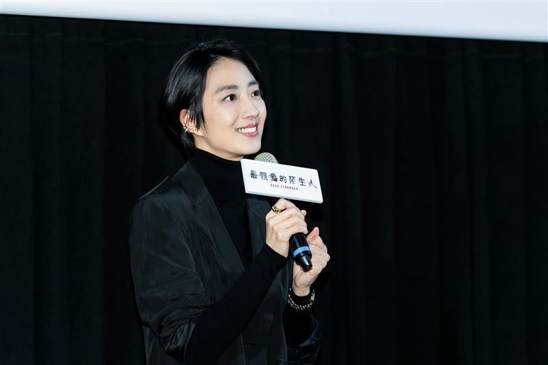 桂綸鎂17日現身《最親愛的陌生人》影人見面會分享拍攝甘苦。（圖／甲上娛樂提供）