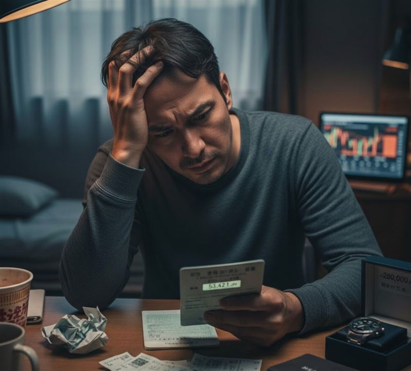 一名男網友表示，自己30歲存款不到10萬，「是不是沒救了？」（示意圖，由AI生成）