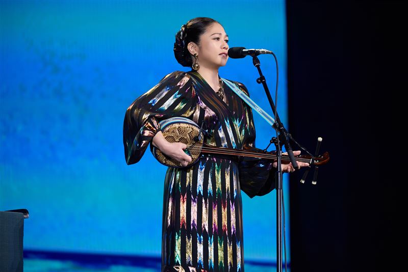 夏川里美為「喬山50感恩慈善演唱會」揭開序幕。（圖／喬山健康科技提供）