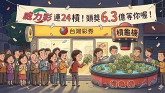 新／威力彩連24槓！下期6.3億等你喔！