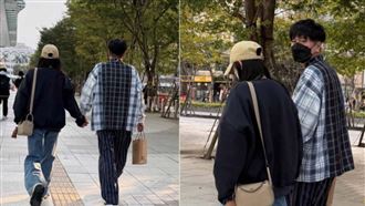 挺過婚變曬恩愛　六月、李易街上緊牽不放