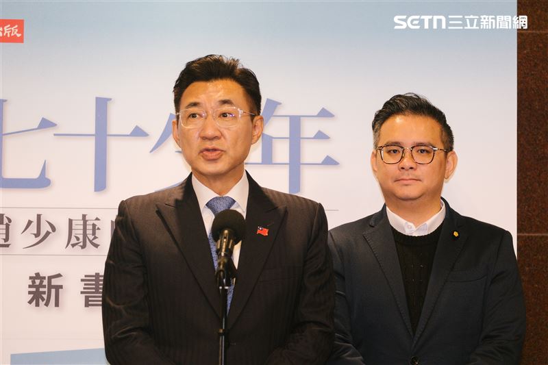 江啟臣表示，身為戰士就看指揮官怎麼指示，更呼籲國民黨不要讓對手有機會見縫插針，只要以此為目標解決問題，他都全力尊重。（圖／記者楊士誼攝影）