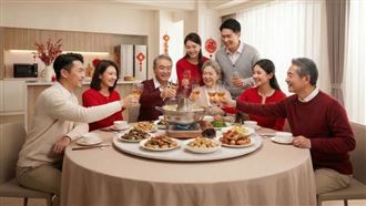 過年暴飲爆食、大魚大肉便秘怎麼解？大腸科醫提「一口肉、兩口菜」原則。（圖／醫健新聞網提供） 