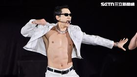 RAIN在台上又唱又跳，相當敬業。（圖／記者鄭孟晃攝影）