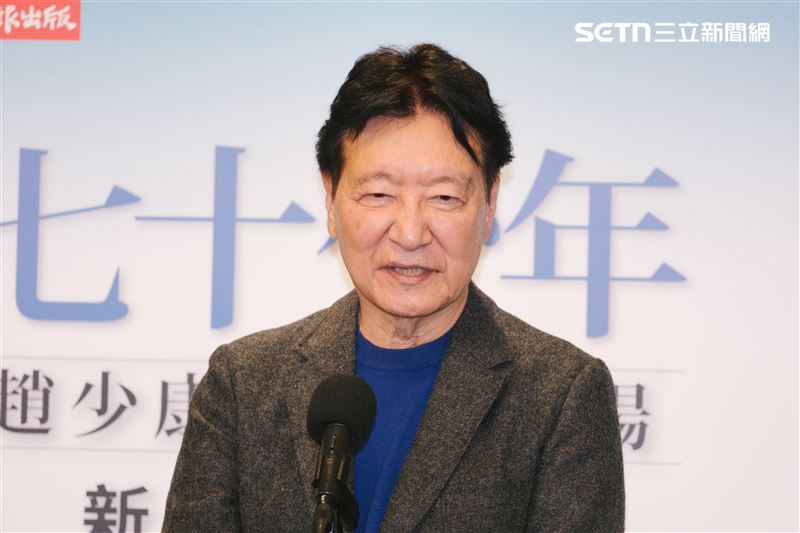 談及「大和解咖啡」，趙少康表示，他很願意擔任媒婆的角色促成此事。（圖／記者楊士誼攝影）