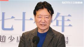 談及「大和解咖啡」，趙少康表示，他很願意擔任媒婆的角色促成此事。（圖／記者楊士誼攝影）