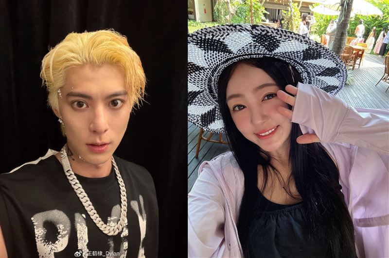 台灣女星ㄚ頭飛往澳門觀看王鶴隸演唱會。（圖／翻攝自微博、臉書）