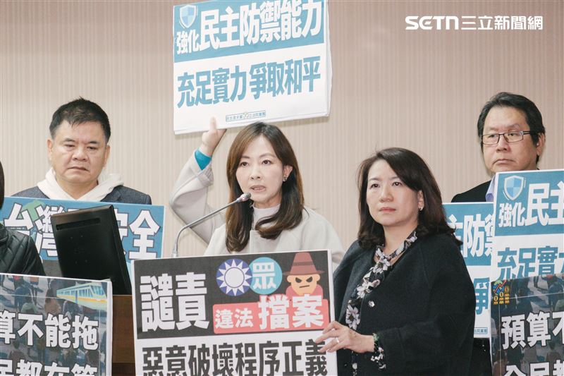 郭昱晴痛批，一但進入委員會審查，要刪減國防預算的嘴臉將會被所有人看到，因此乾脆先在程序委員會擋下。（圖／記者楊士誼攝影）