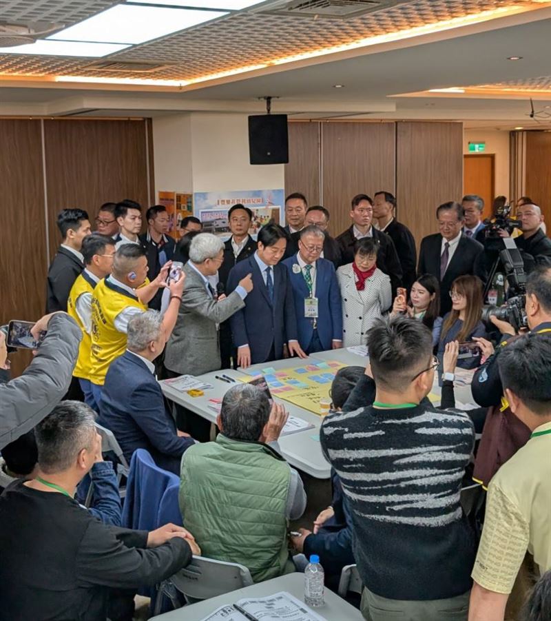 總統賴清德出席全台首場國際性社團防災士培訓活動。（圖／內政部提供）