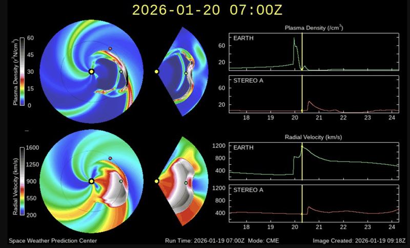 劇烈磁暴將持續39小時。（圖／中央氣象署）