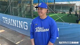 劉昱言轉戰富邦悍將。（圖／記者黃耿誼攝影）