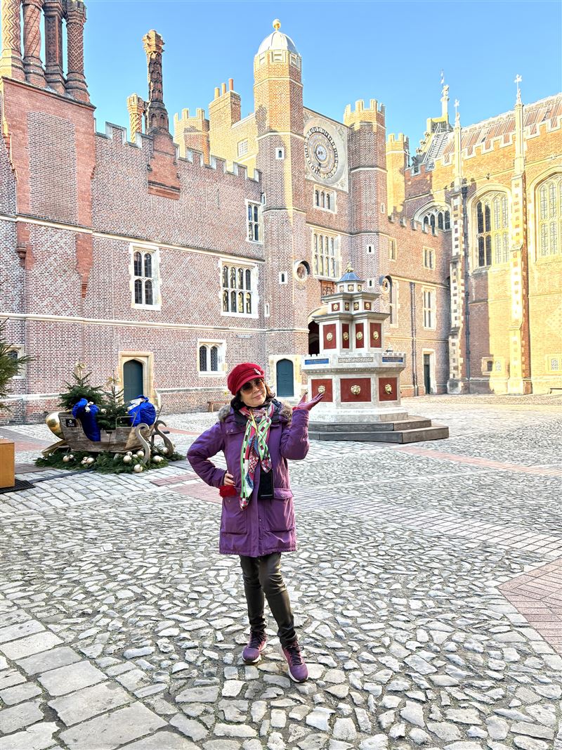 白嘉莉赴英國。（圖／本人提供）