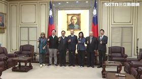林國成、張啓楷、林憶君、麥玉珍拜會立法院長韓國瑜。（圖／翻攝畫面）