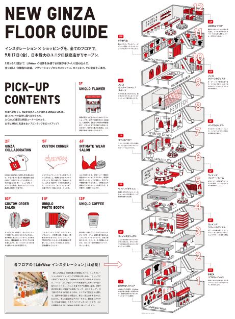 全球最大間Uniqlo落腳銀座，12層樓空間不只能買衣服，還能喝咖啡、買花，吸引不少遊客朝聖。（圖／翻攝自Uniqlo官網）