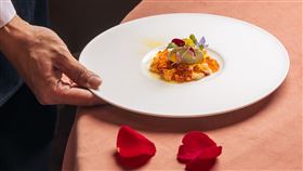 寶艾西餐廳「法式浪漫．情人饗宴」六道式海陸套餐，每套4,280元起。（圖／飯店旅宿業者提供）