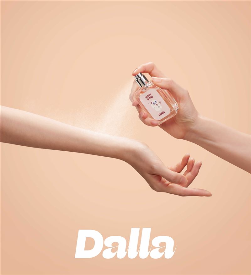 Dalla淡香水瓶身改版，延續品牌「從視覺到嗅覺的療癒體驗」核心概念。（圖／品牌業者提供）