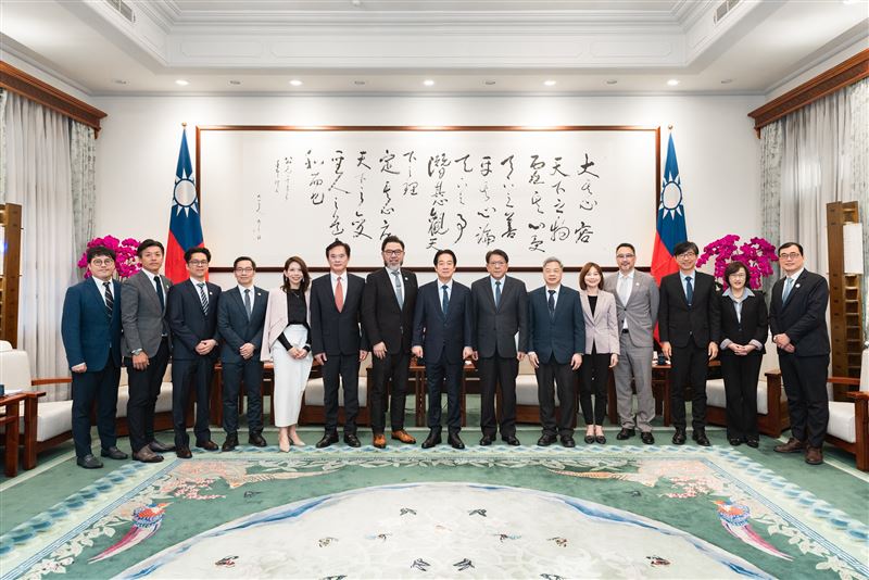 總統賴清德接見「台灣工具機暨零組件工業同業公會」（圖／總統府提供）