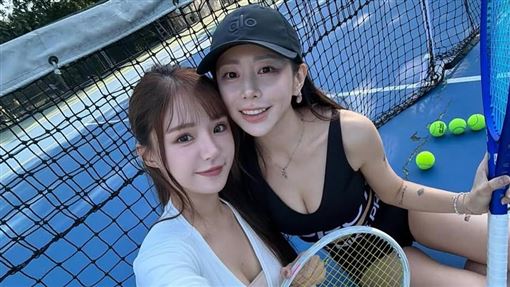 元元梓梓打網球飄香　超嗨跪地流汗爆乳