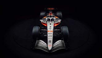 紅黑銀三色合奏　奧迪F1賽車終於曝光