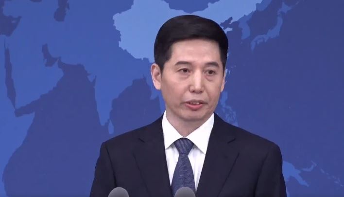 國台辦發言人彭慶恩主持例行記者會（圖／翻攝畫面）