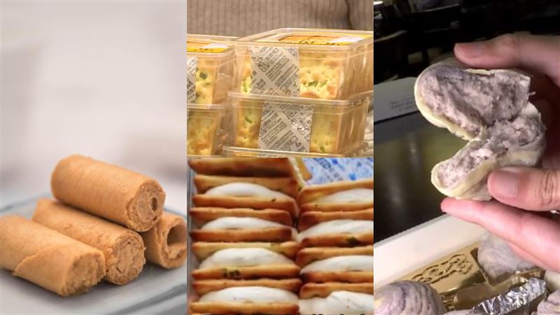 蛋捲、牛軋餅、芋頭酥都是外國人喜歡的台灣零食之一。（示意圖／PIXABAY、資料照）