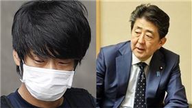 槍殺前首相安倍晉三，山上徹也被判「無期徒刑」。（圖／翻攝自共同社、安倍晉三IG）