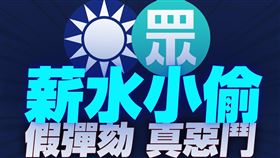 民主進步黨在臉書發文痛批，藍白立委就是「薪水小偷」，正事不做，只顧政治惡鬥！（圖／翻攝自民進黨臉書）