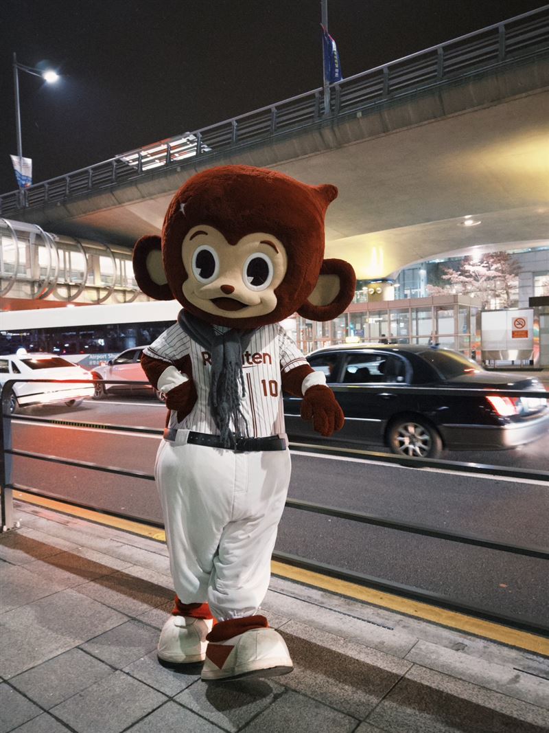 猿氣秘密出差首爾（圖／樂天桃猿提供）