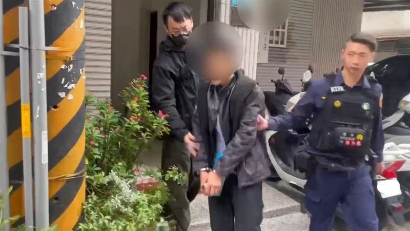 主嫌蘇男被逮畫面曝光。（圖／翻攝畫面）