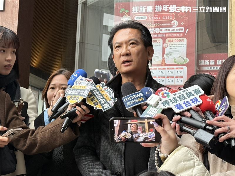 民進黨立委林俊憲出席中執會前受訪（圖／記者劉秀敏攝影）