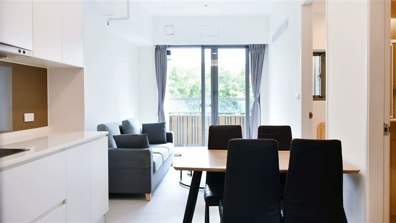 興隆社宅E區招租247戶中，包含一房型15坪、16坪、17坪、20坪共180戶，二房型23坪、24坪、26坪共51戶，以及三房型33坪16戶。（圖／台北市都發局提供）