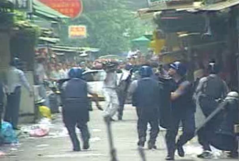 【台北方保芳命案1】陳進興、高天民殘殺方保芳夫婦、女護士3人人。全部一槍斃命，殘忍行刑式槍決。圖為 五常街槍戰現場。（圖／三立新聞資料照）