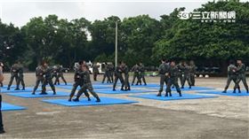 總統蔡英文視察海軍陸戰隊六六旅 盧冠妃攝