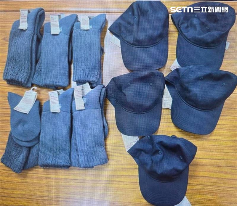 北市楊姓慣竊在信義商圈竊取大量日常用品。（圖／翻攝畫面）