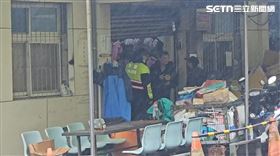 基隆,南榮公墓,外包清潔員,砍人,胸口中刀。（圖／翻攝畫面）