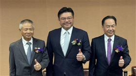 金寶集團旺年會董事長許介立宣示，2026年轉型ODM衝刺AI與綠能。金寶獨攬mPOS大單，泰金寶無人工廠成獲利引擎，康舒切入CSP供應鏈搶攻伺服器電源。集團無懼關稅影響，全球佈局在馬年火力全開，力拚營收獲利雙成長。（圖／記者師瑞德攝影）