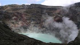 阿蘇山直升機失聯震撼台灣　熊本外國客三成是台人。（圖／翻攝自維基百科）